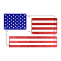 Multicolor American Flag Metal Art