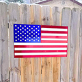 Multicolor American Flag Metal Art