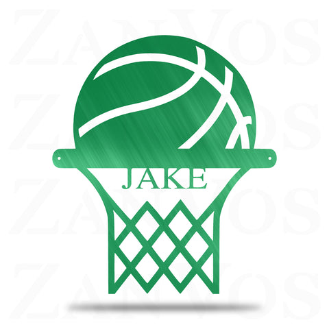 Basketball Hoop Monogram