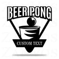 Monogramme de bière-pong