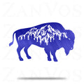 Bison Mountain Metal Art