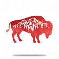 Bison Mountain Metal Art