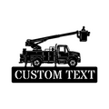 Bucket Truck Monogram