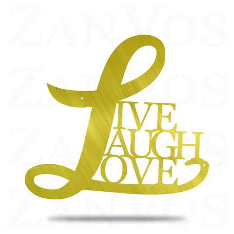Cursive Live Laugh Love