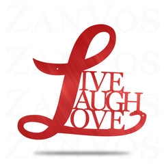 Cursive Live Laugh Love - ZanVos Cursive Live Laugh Love - ZanVos