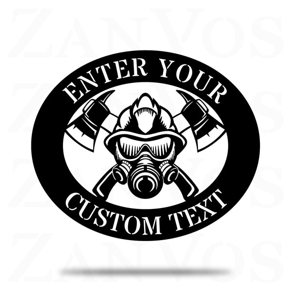 Firefighter monogram - ZanVos
