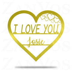 I Love You Monogram - ZanVos