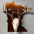 European Skull Wall Mount