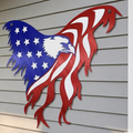Patriotic Eagle Flag