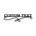 Personalized Scroll Monogram