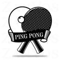 Monogramme de ping-pong