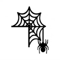 Halloween Door Corner Metal Art