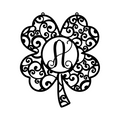Shamrock Initial Monogram