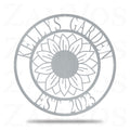Sunflower Monogram V2