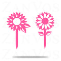 Estacas de girasol
