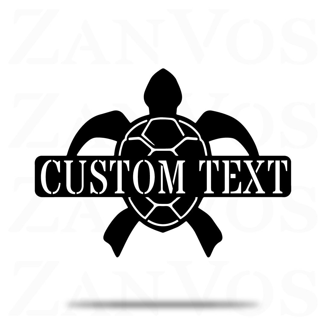 Turtle Monogram - ZanVos