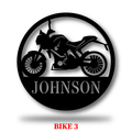 Monograma de motocicleta