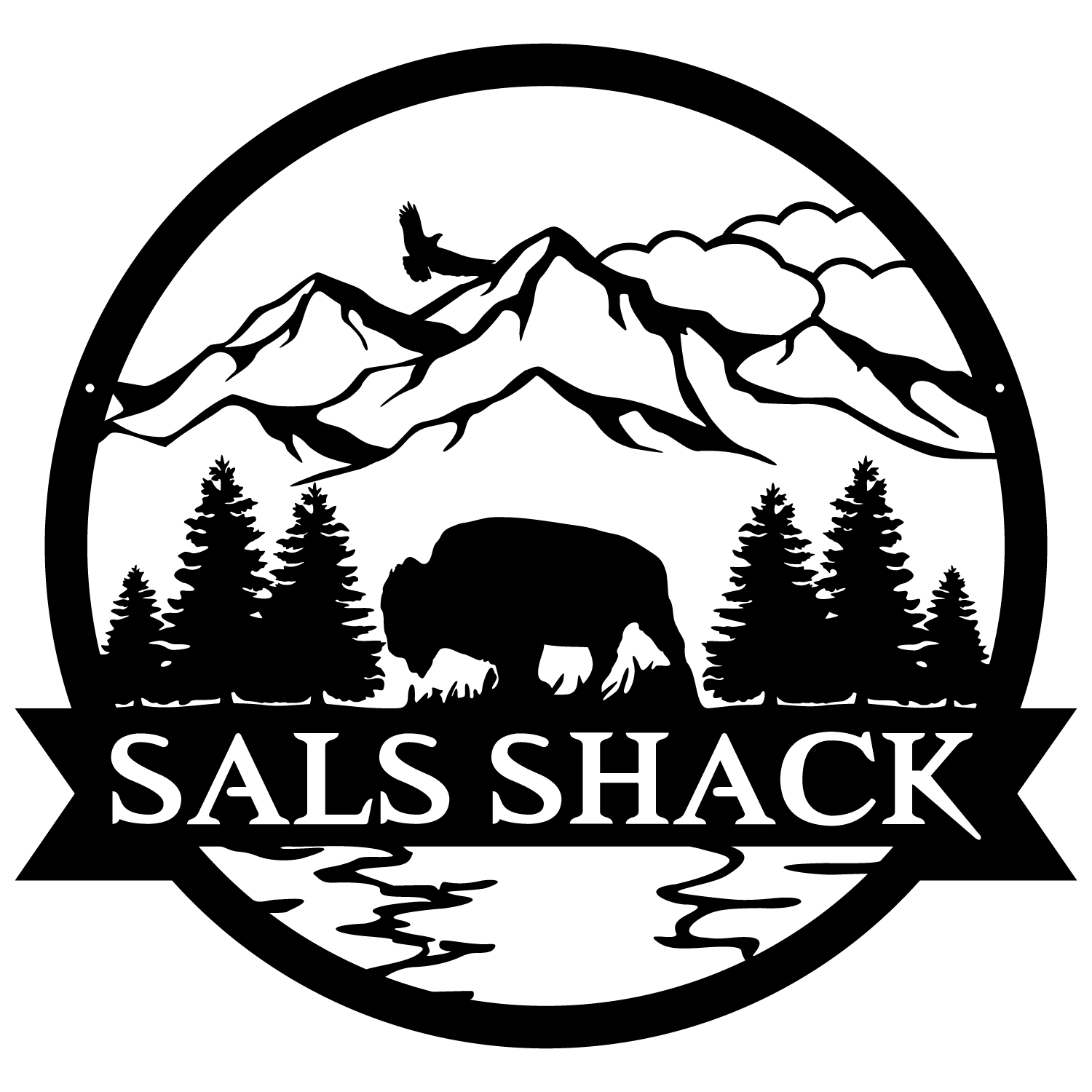 Bison Outdoor Monogram - ZanVos