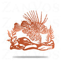 Coral pez león