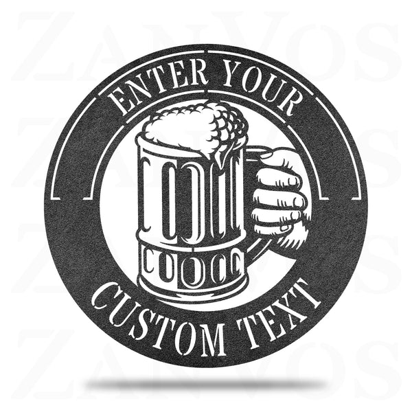 Beer Monogram Mug of Beer Monogram - ZanVos