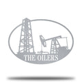 Monogramme de plate-forme pétrolière
