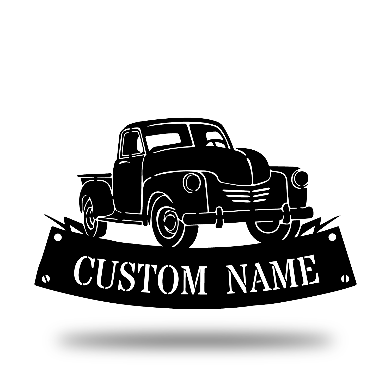 Pickup Truck Monogram - ZanVos