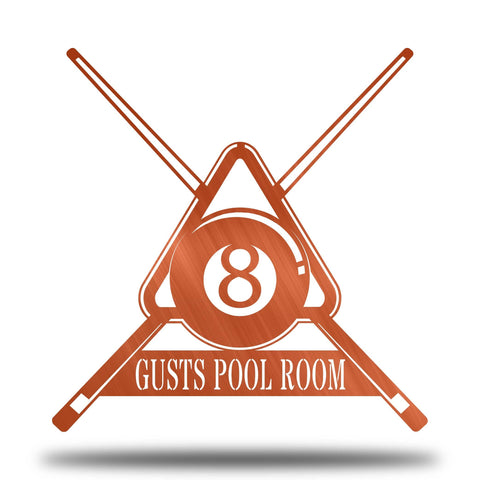 Pool Table Monogram