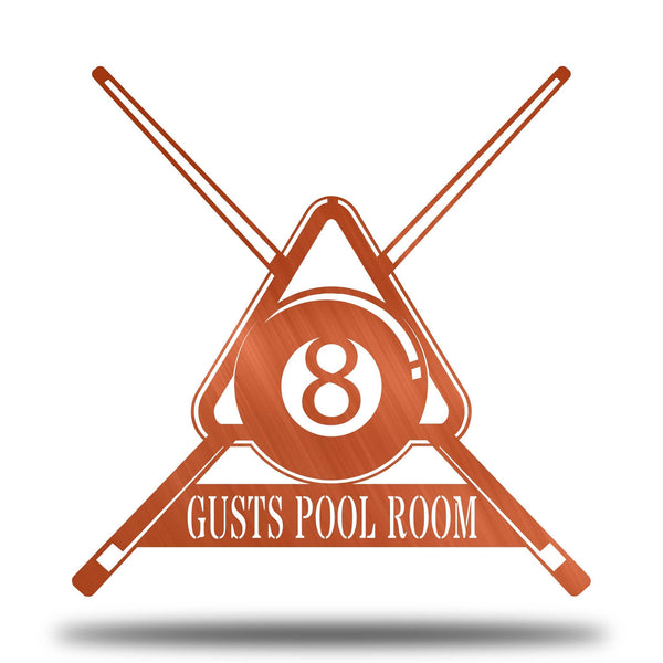 Motor Pool Monogram Pool Table Monogram - ZanVos