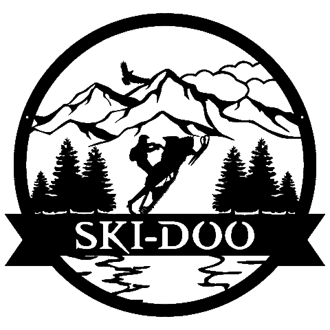 SNOWMOBILE OUTDOOR MONOGRAM