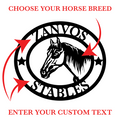 Horse Breed Monogram