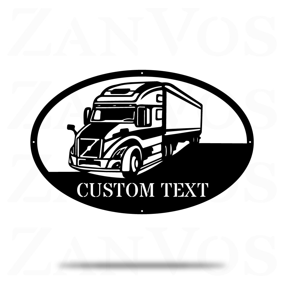 Semi Truck Monogram V7 - ZanVos