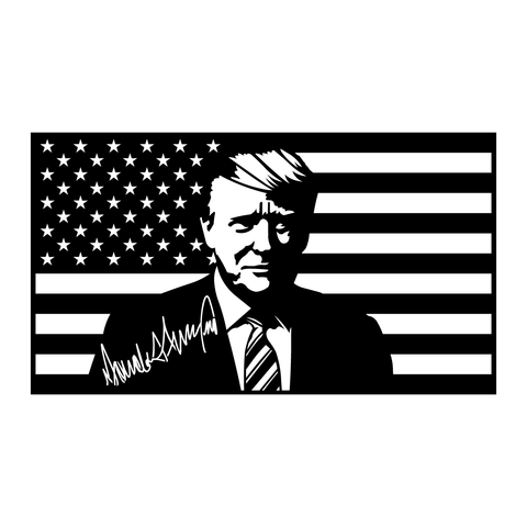 Signature Trump Flag