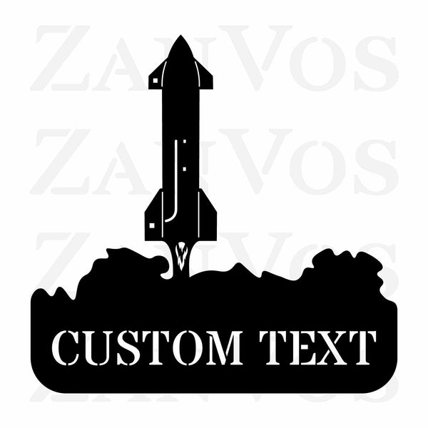 Spaceship Monogram - ZanVos