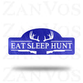 comer dormir cazar