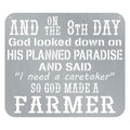 Dieu a créé un agriculteur 