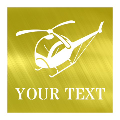Helicopter Monogram