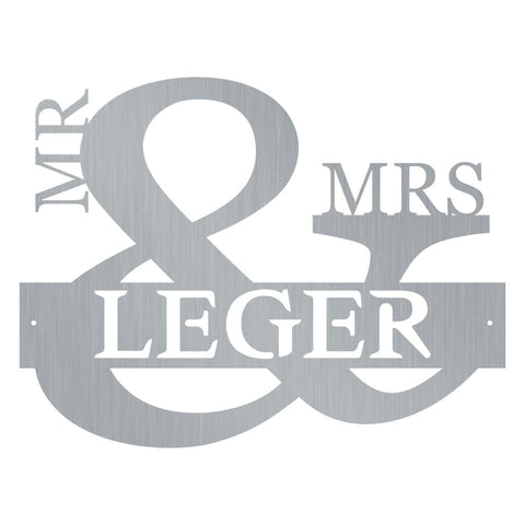 Mr & Mrs Monogram