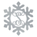 Snow Flake Swirl Monogram