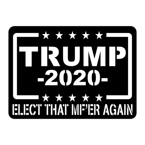 Trump 2020 Plaque