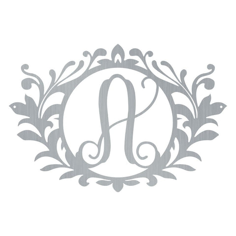 Wreath Monogram Initial