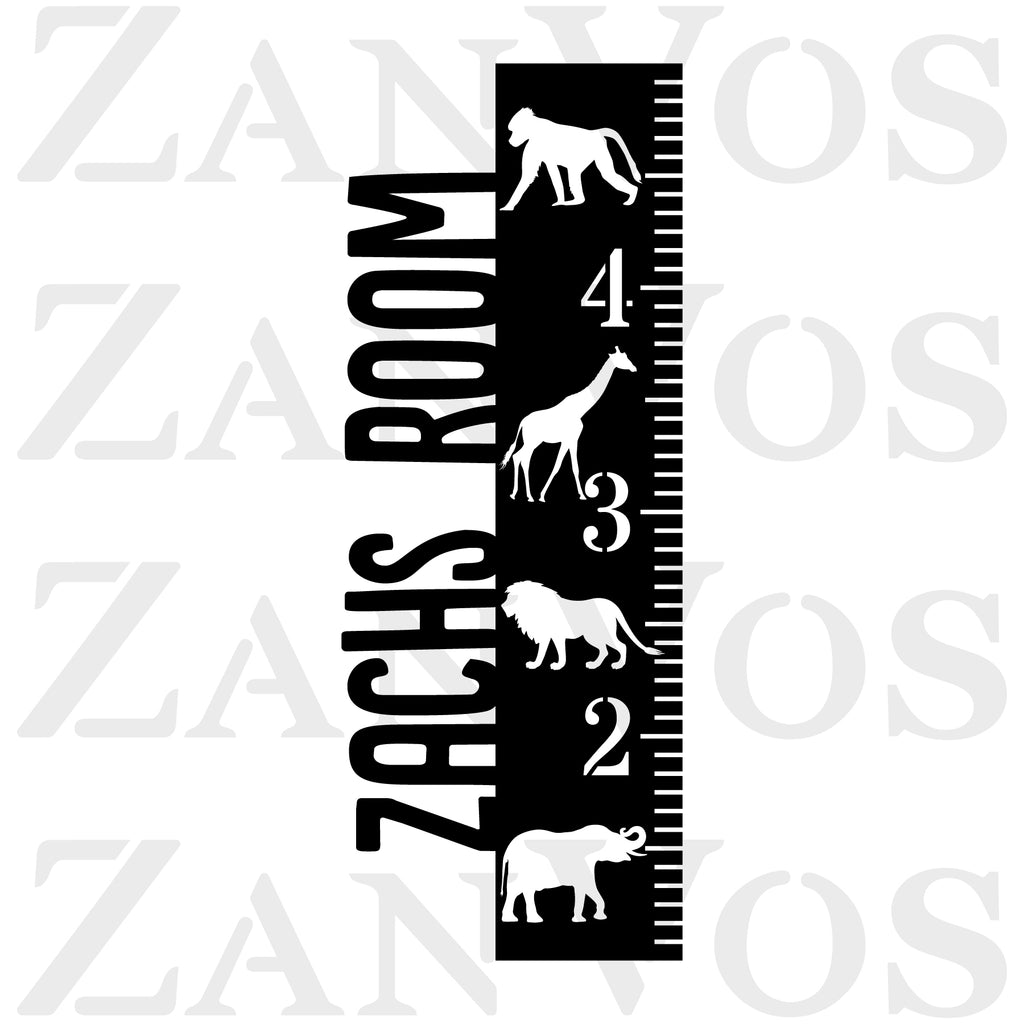 Zoo Animals Growth Chart